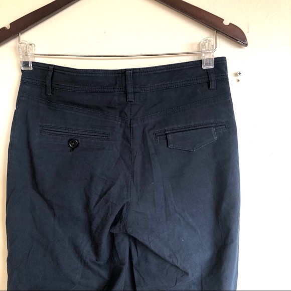 Brunello Cucinelli Navy Blue Ankle Trousers 0 2 - Picture 5 of 9